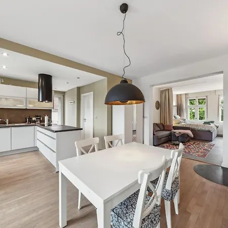 Modernes Mit Kamin Und Doppelbalkon